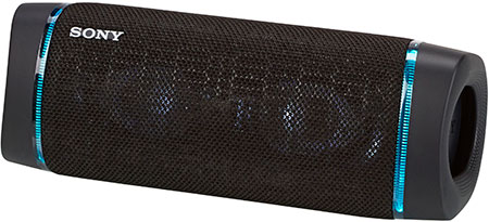 De Sony SRS-XB33 is een compacte en waterdichte bluetooth speaker.